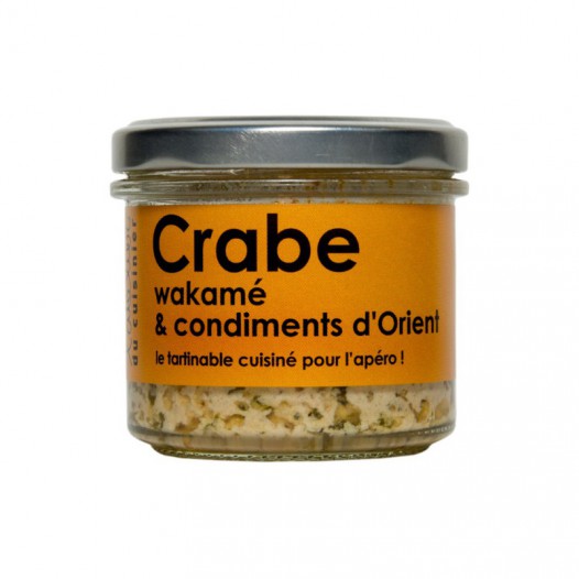 crabe wakamé et condiments d'orient