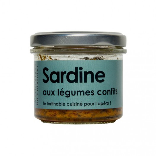 Sardine aux légumes confits