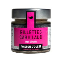 Rillettes Cabillaud aux Cèpes