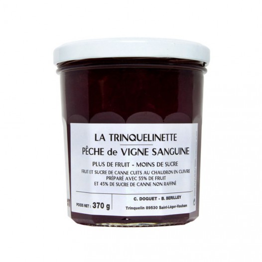 Confiture de Pêche de Vigne Sanguine