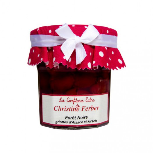 Confiture Forêt Noire - Griottes d'Alsace et Kirsch