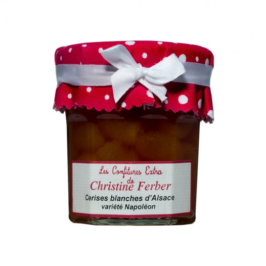 Confiture Cerises Blanches d'Alsace Variété Napoléon