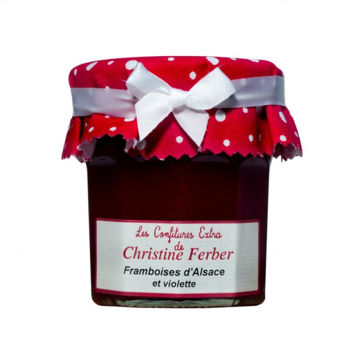 Confiture Framboises et Violette