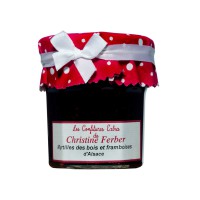 Confiture Myrtilles des Jardins et Framboises d'Alsace